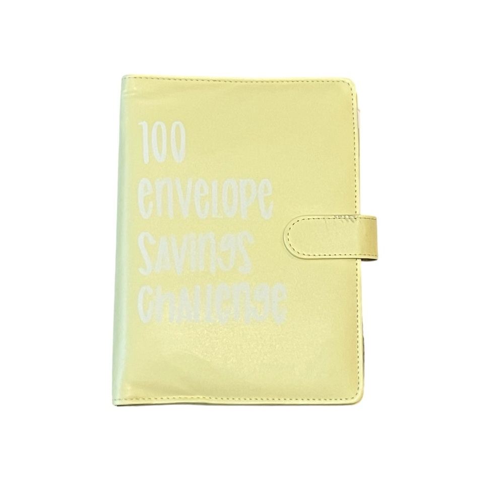 Yellow 100 envelope Savings $5050 Challenge Binder